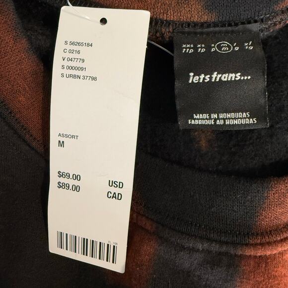 Ieat Frans Urban Outfitters Tye Dye Sweatshirt, M - Picture 3 of 5